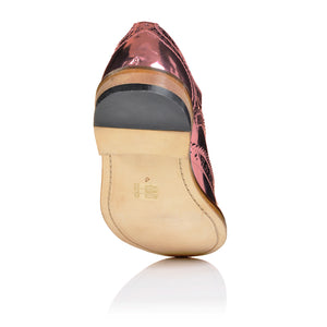 Baby Pink Metallic Brogues Pre-Order