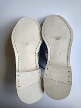 Ladies 11 Gents 10 US | 9 UK | 43 EU Qinghua Porcelain Blue and White Patent Brogue Shoes (SAMP4)