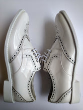 Ladies 11 Gents 10 US | 9 UK | 43 EU White Derby shoes (SAMP14)