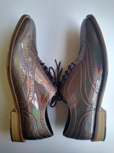 Ladies 11 Gents 10 US | 9 UK | 43 EU  Holographic/Iridescent Metallic Brogues (SAMP16)