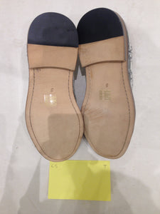 Ladies 7.5 Gents 6 US | 5 UK | 38 EU Silver/mirror/chrome (sample sale) T