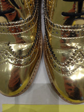 Ladies 5.5 Gents 4 US | 3 UK | 35/36 EU gold/mirror (sample sale) A8