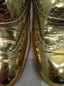 Ladies 8.5 Gents 7 US | 6 UK | 39 EU gold/mirror (sample sale) A14
